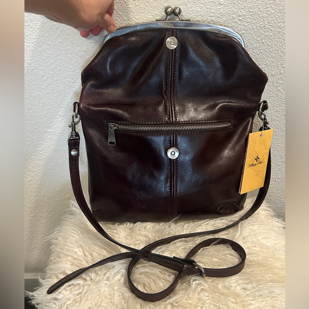 Patricia Nash Plum Leather Crossbody Bag - Picture 2 of 5